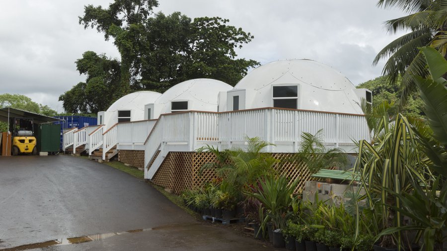 First-in-Hawaii dome homeless shelters open at First Assembly of God in ...