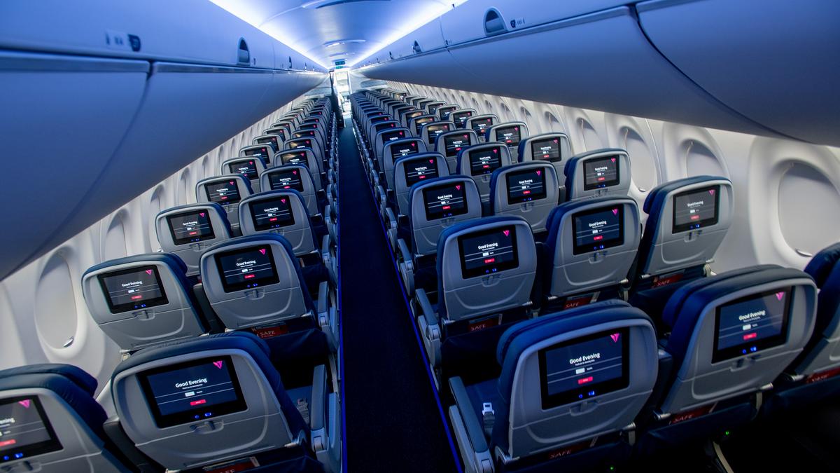 See inside Delta Air Lines' new Airbus A220 - Denver Business Journal