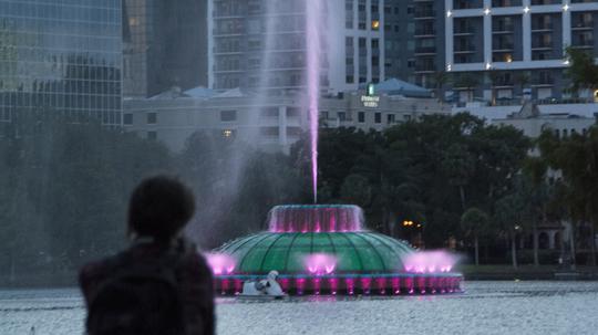 Lake Eola fountain