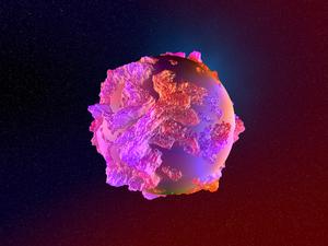 3D Rendered Illustration, cancer cell