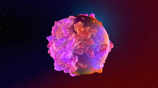 3D Rendered Illustration, cancer cell