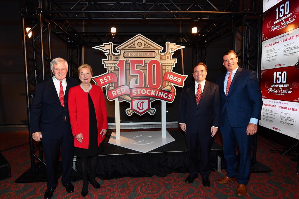 Reds celebrating 150th anniversary with new logo, throwback