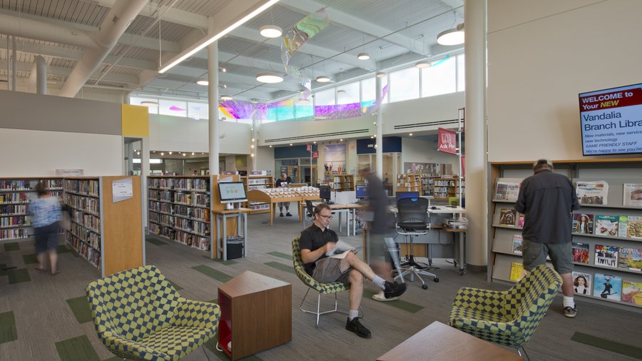 Dayton Metro Library Vandalia Interior Adult