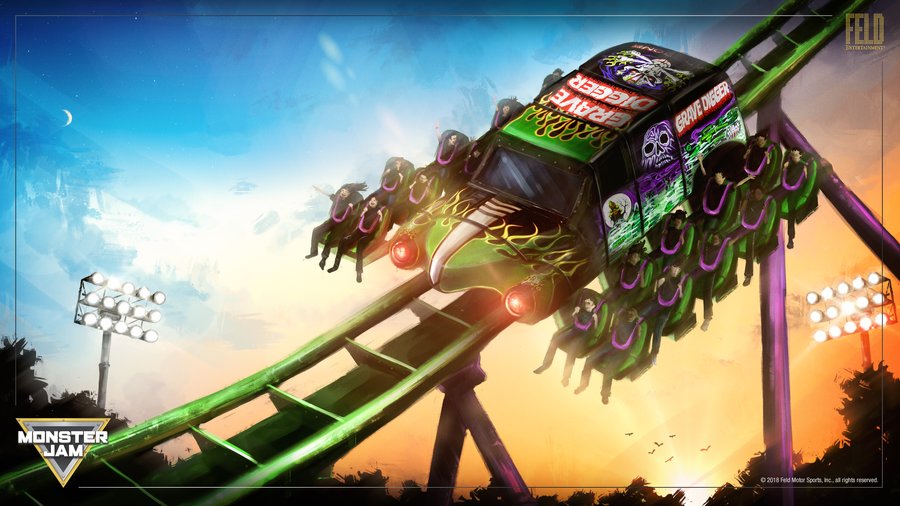 Monster Jam trucks invade Cedar Point; new attraction features a