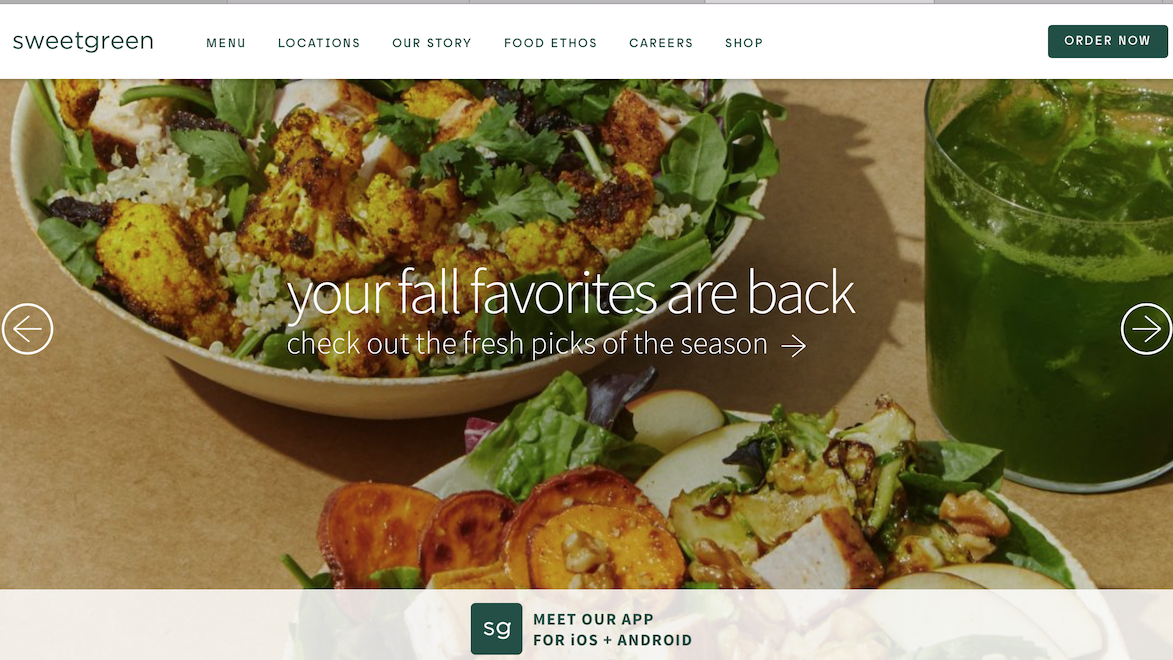 Restaurant chain Sweetgreen reaches $1B valuation - L.A. Business First