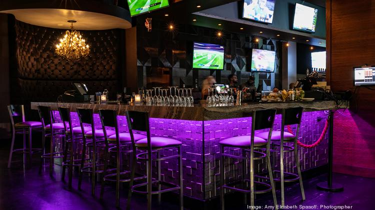 Look Inside Galla Park At The Banks Cincinnati Business Courier The Bar Area Shows Sporting Events On Large Screen Tvs
