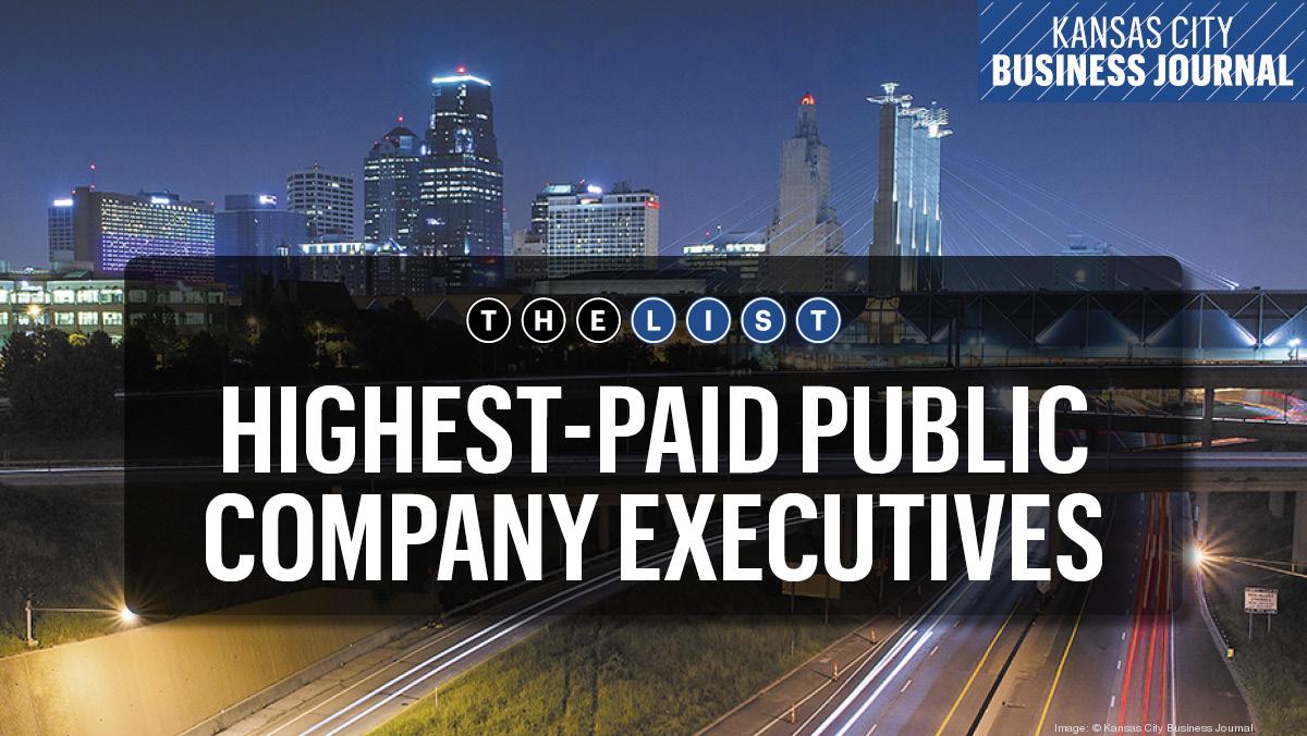 Analysis Executive compensation at KCarea public companies Kansas