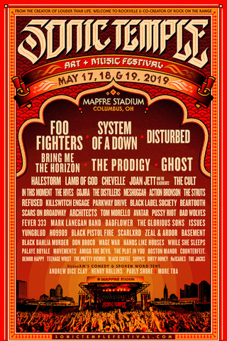 Foo Fighters lead the lineup for new Sonic Temple Art + Music festival