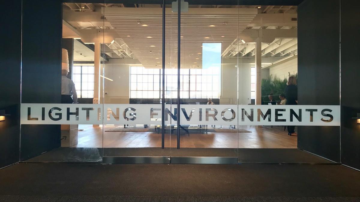 Lighting Environments' new space in Baltimore's Parker Metal Building
