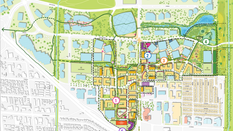 Google submits master plans for North Bayshore, former Shoreline Commons, LinkedIn sites in