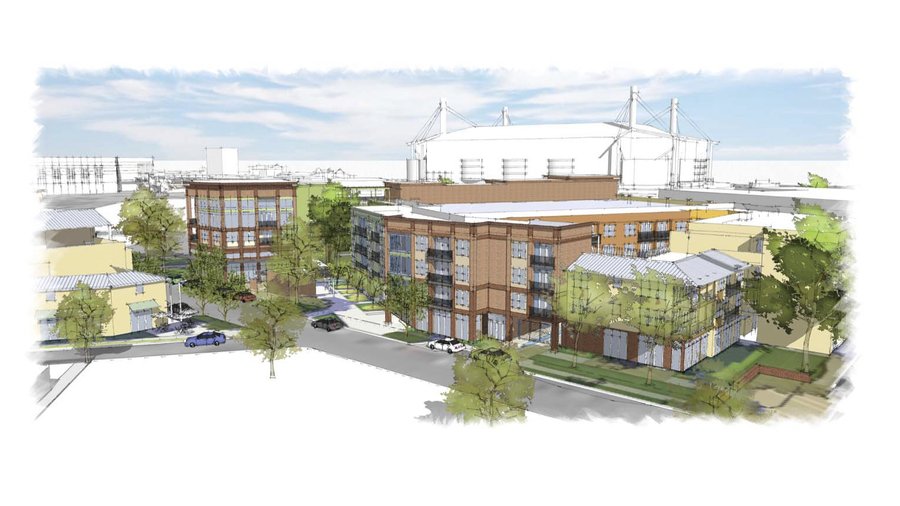 First look SAHA affiliate plans apartments by Hemisfair