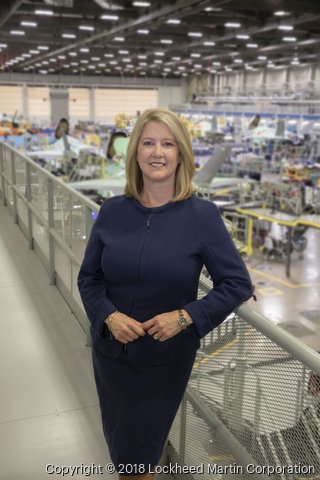 Michele Evans leader of Lockheed Martin Aeronautics undergoes