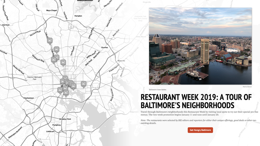 Baltimore City Restaurant Week preview by neighborhood Baltimore