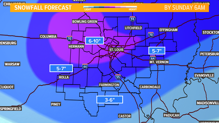 St. Louis under winter storm watch, snow to arrive Friday - St. Louis Business Journal