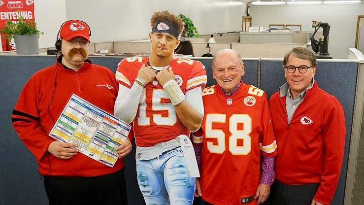 Show off your office's Red Friday photos ahead of Chiefs/Texans