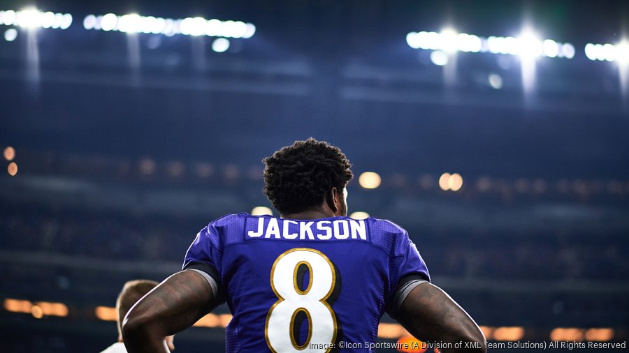 Lamar Jackson Baltimore Ravens Nike Blue Jersey