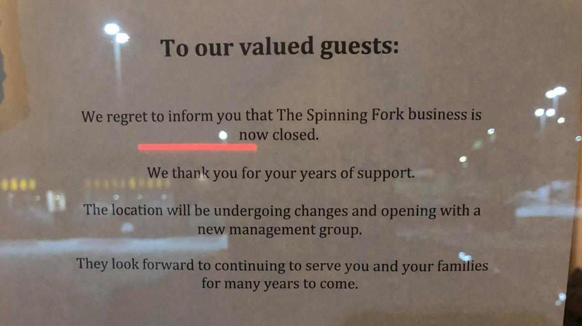 Spinning Fork Fairfield closes suddenly Cincinnati Business Courier