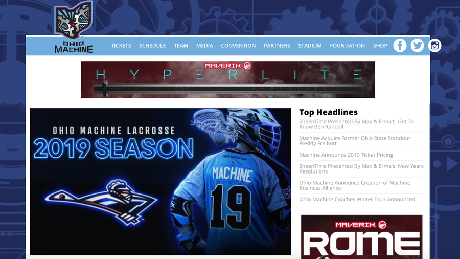 Ohio Machine Ohio Machine lacrosse starting new business alliance in Obetz ...