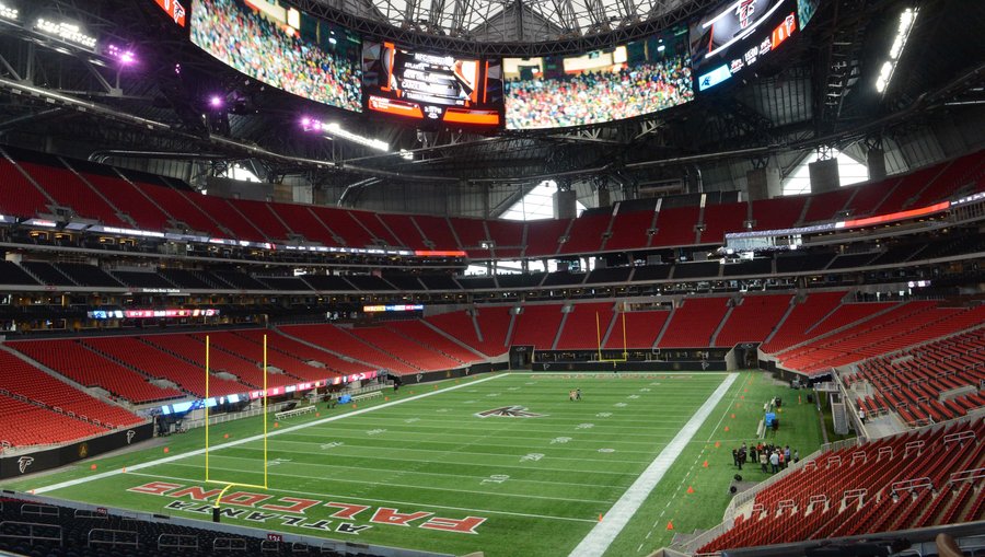 Falcons return to Mercedes-Benz Stadium