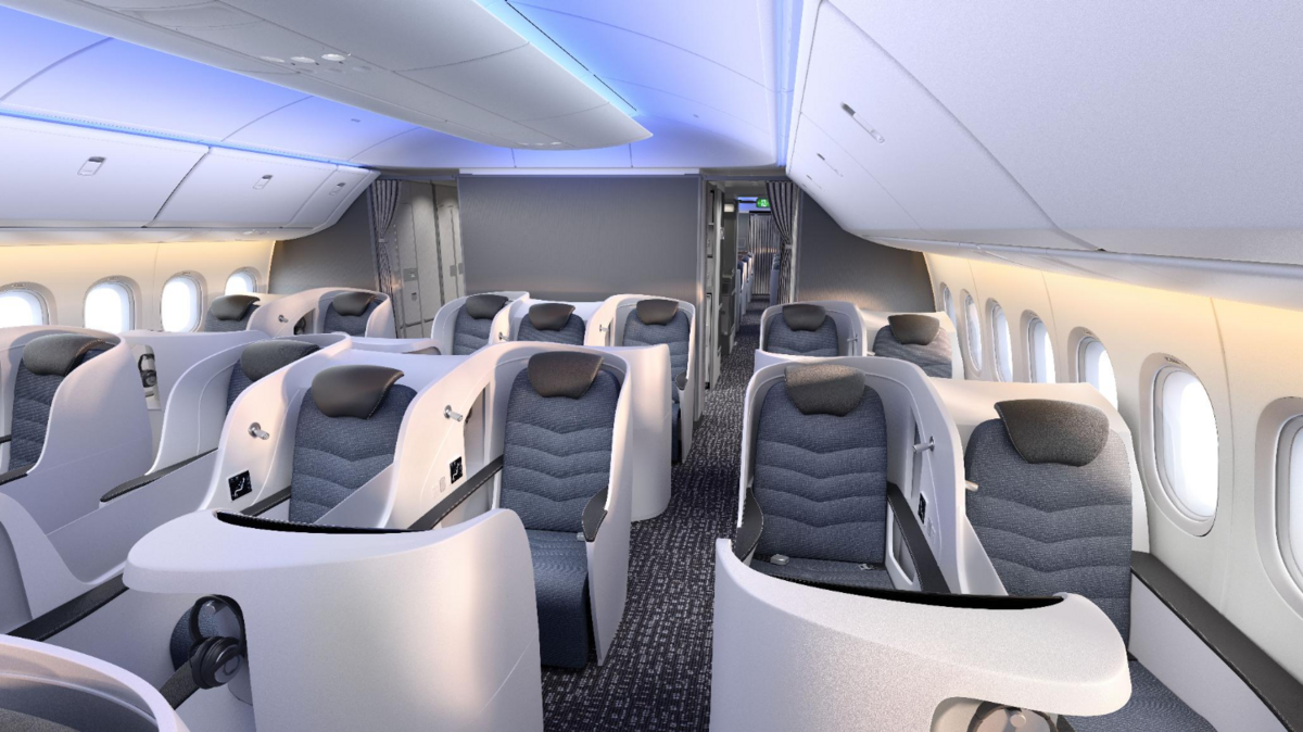 Boeing Reveals 777x Cabin Interior In Live Webcast Photos