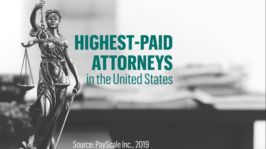 Partner, general counsel, patent counsel top list of lawyer salaries