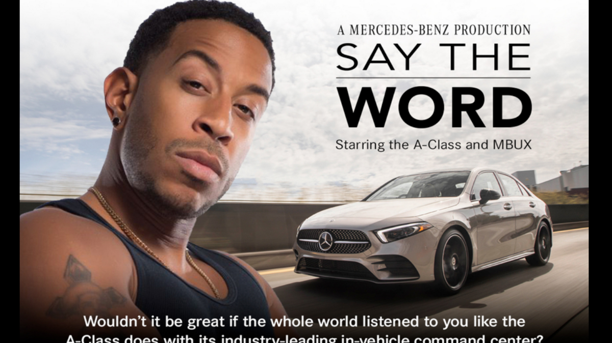 Atlanta rapper Ludacris makes cameo in MercedesBenz's Super Bowl