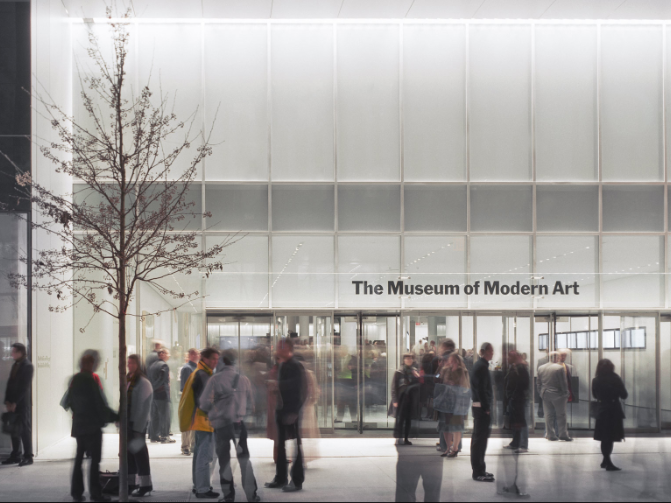 Museum Of Modern Art Entrance