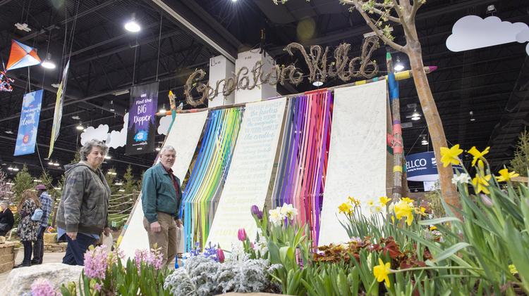 See Inside The Colorado Garden Home Show 2019 In Denver Photos An Interactive Garden Featuring Water Bridges Logs And Pathways Greets Visitors Is