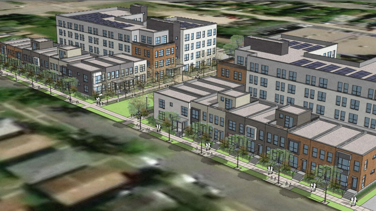 Lander Group proposes 110 apartments, 24 town homes in Northeast