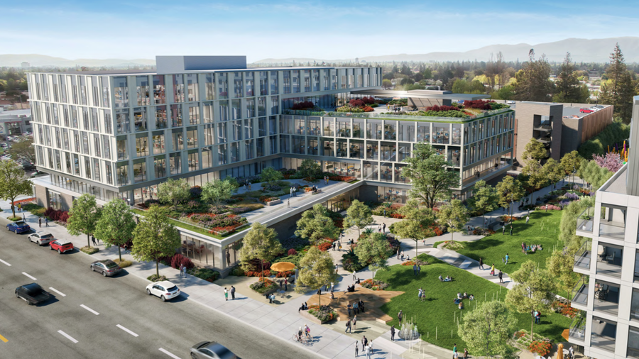Major approved redevelopment site along San Jose's Stevens Creek