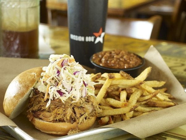 Mission bbq pulled top pork