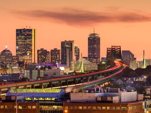 Boston, Massachusetts Skyline