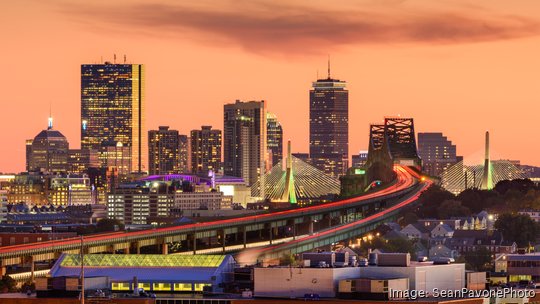 Boston, Massachusetts Skyline