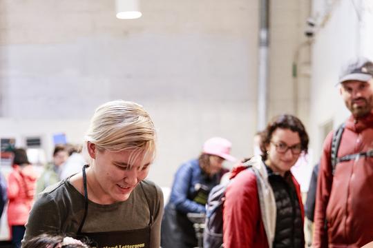 DWP 18 Letterpress Printers Fair Kid and Handson Demo. Photo by Nic Raingsey