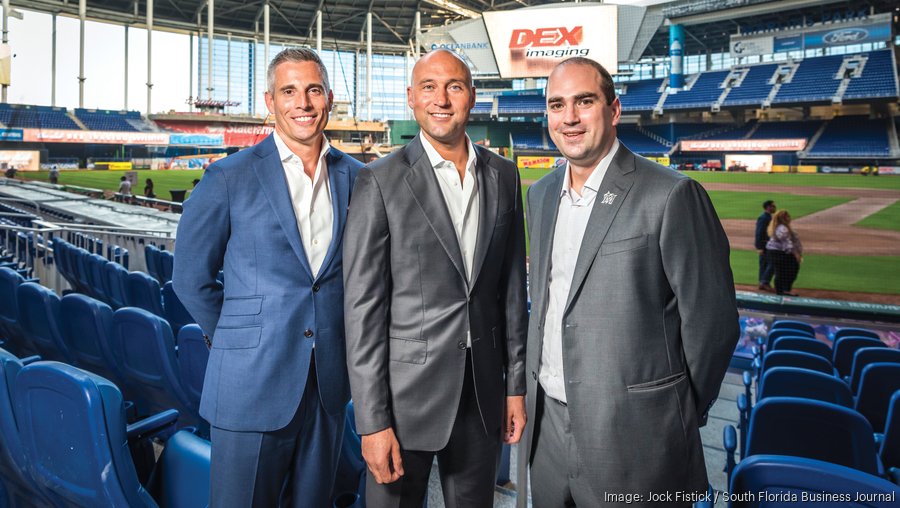 Jeter's group unveils new-look Marlins logo and colors following