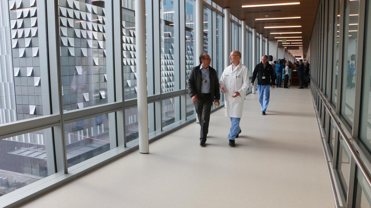 OHSU dedicates sky bridge at newest clinical building on the South Waterfront (photos