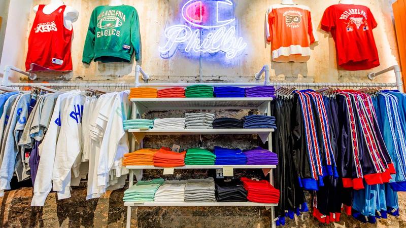 Shoppers can customize athletic Champion store - Bizwomen