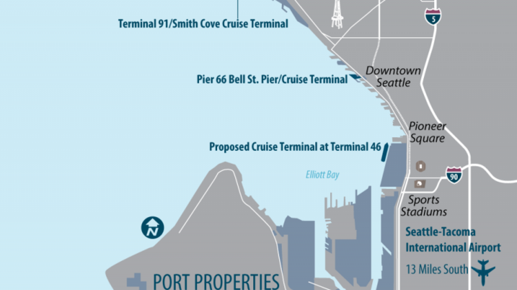 Port Of Seattle Selects Spot For New Cruise Ship Terminal Puget Sound Business Journal