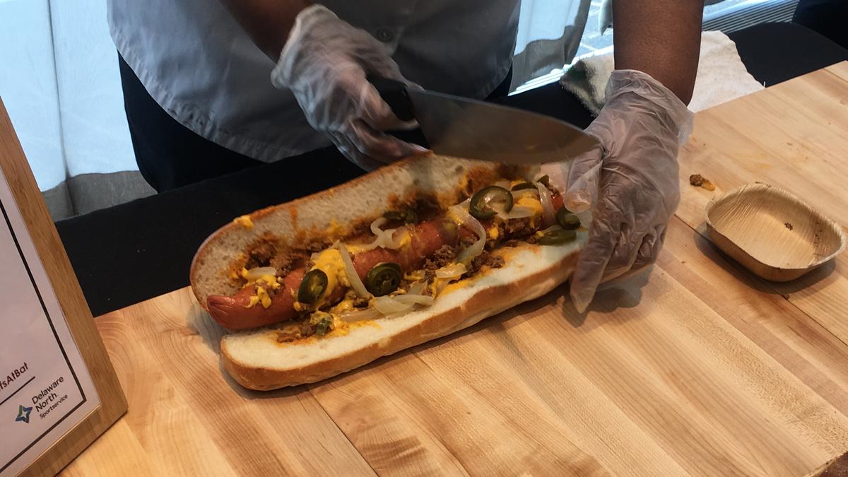 Meet 'Boomstick,' Baseball's Largest Hot Dog