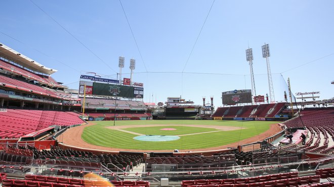 Section 124 at Great American Ball Park 