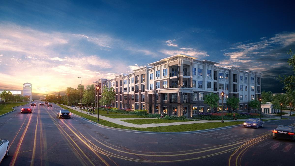 Apartment development near University City light rail underway