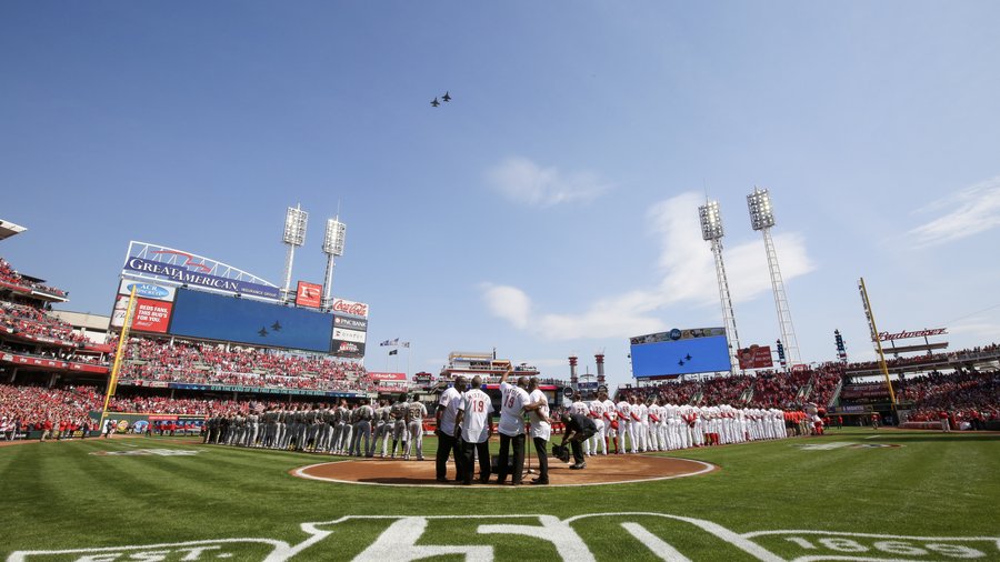 Reds wearing 1919 throwback uniforms for Sunday's game against Nationals