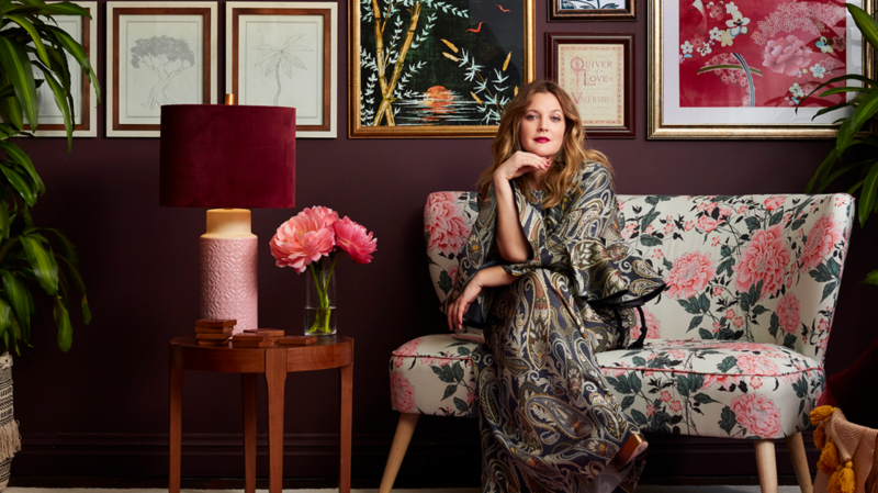 Drew Barrymore Launches Living Room Collection Exclusively at Walmart, Decor Trends & Design News