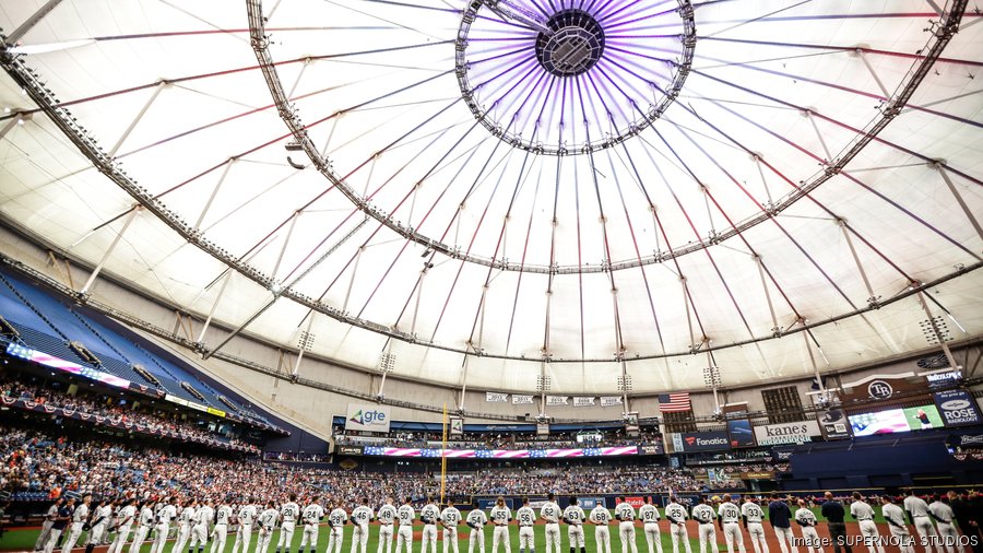 Opening day at Tropicana Field with the Tampa Bay Rays - Tampa Bay