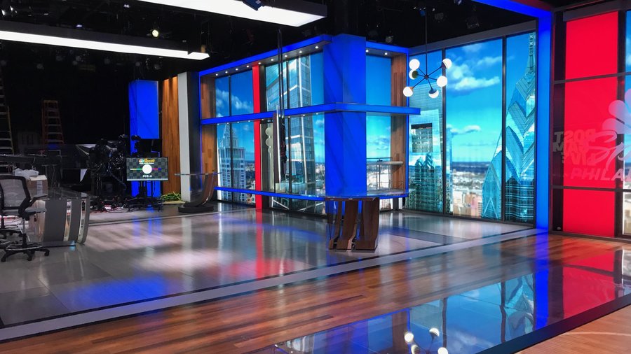 NBC Sports Chicago Broadcast Set Design Gallery