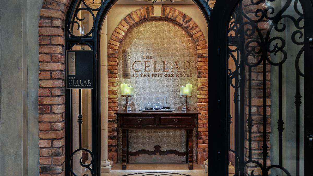 The Cellar wine room at Tilman Fertitta’s The Post Oak Hotel opens