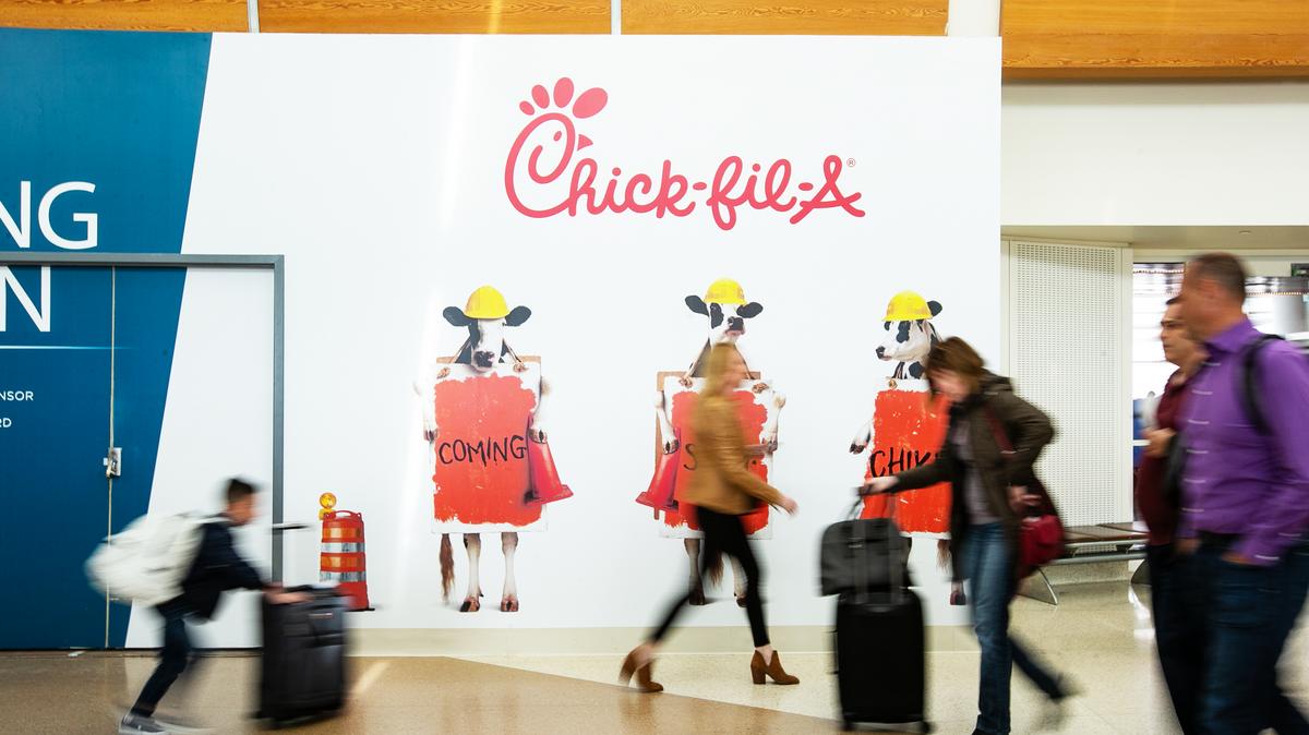 Making San Jose airport's new restaurant the 'gayest ChickfilA' in