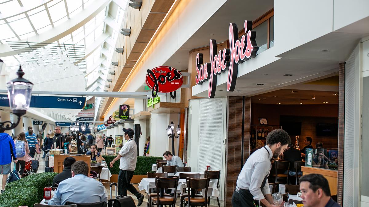 How does a company land a spot for a restaurant at Mineta San Jose
