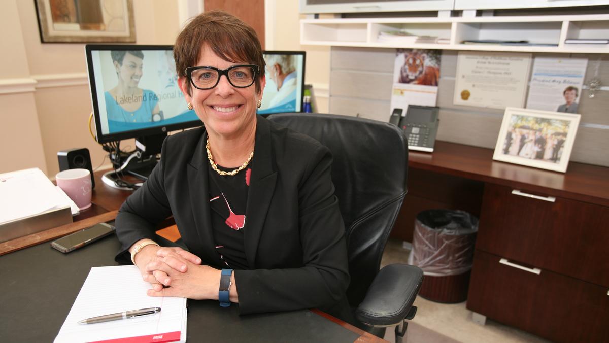 Lakeland Regional Health Medical Center CEO, Elaine C. Thompson, looks