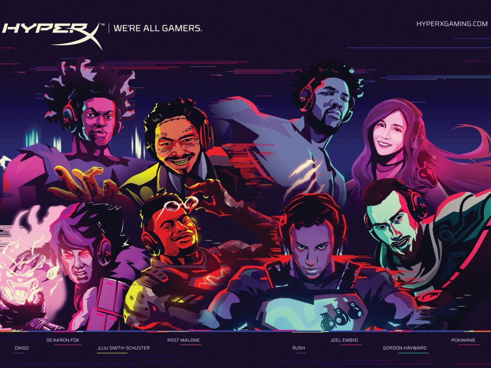 HyperX gets active in esports leverages crossover stars L.A